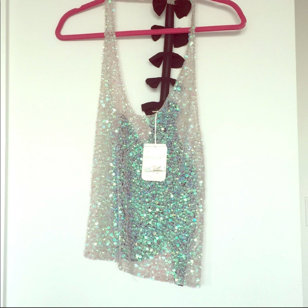 Sparkley LF top, never worn with tags!